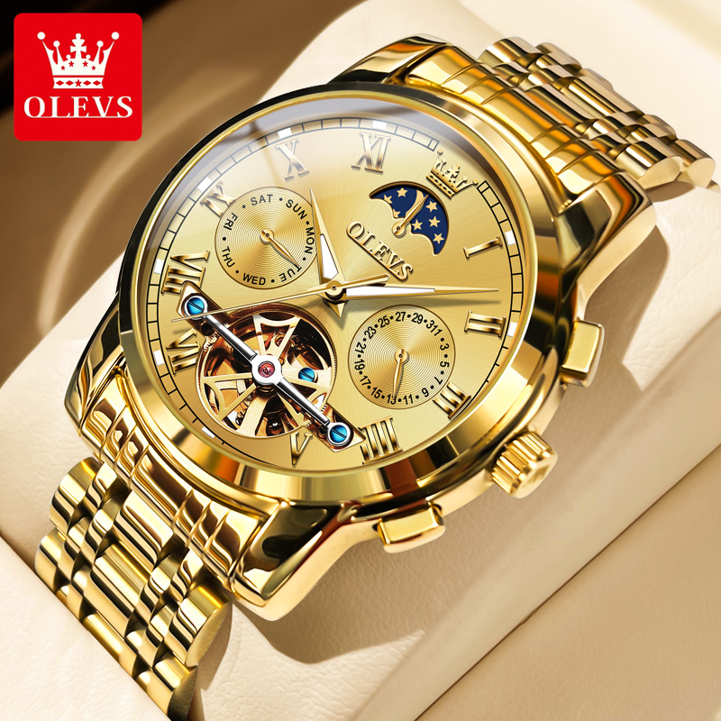 OLEVS 6617 Men's Classic Mecha - Resistance Band ulasan dan harga