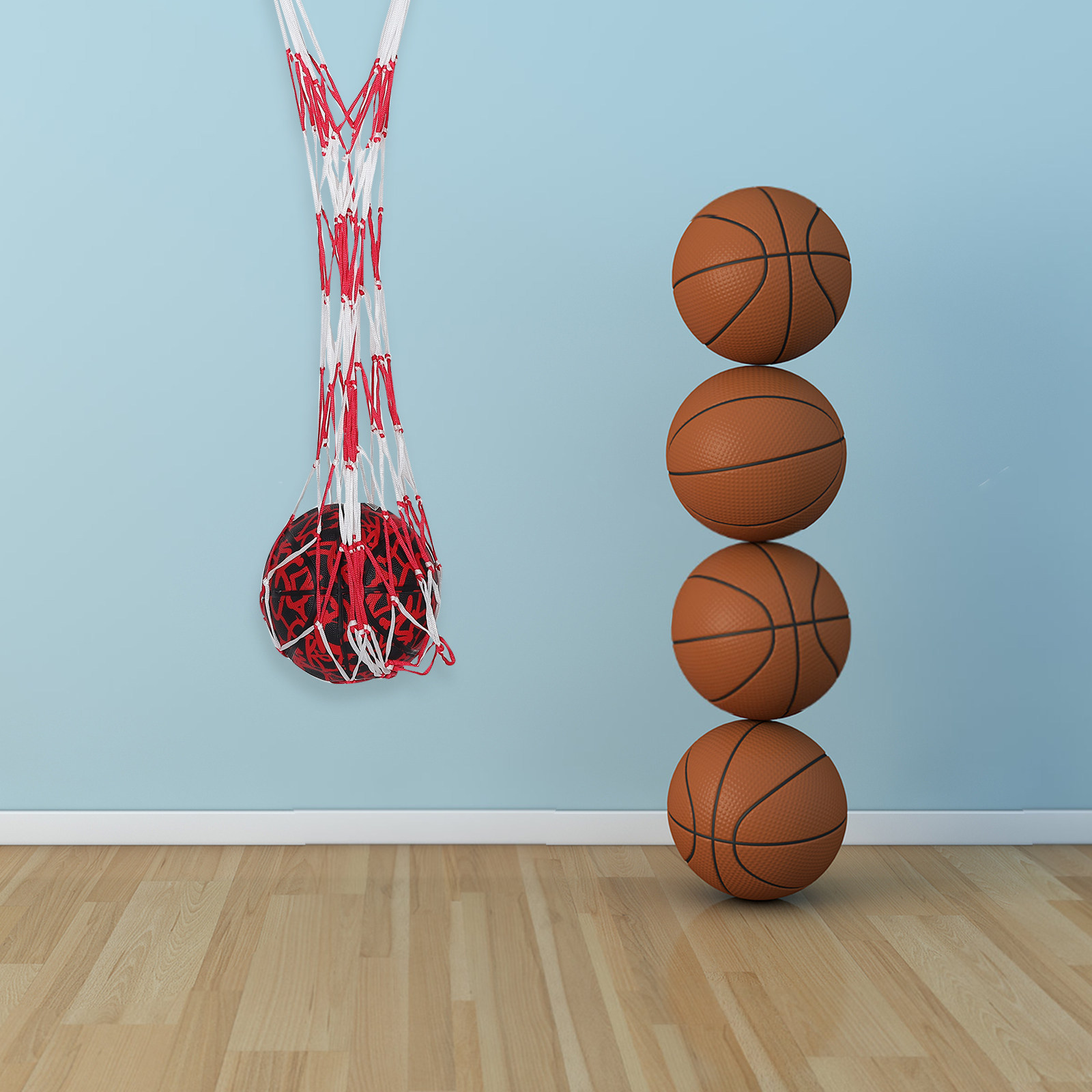Mesh Sports Ball Bag Portable  - Gym Ball ulasan dan harga