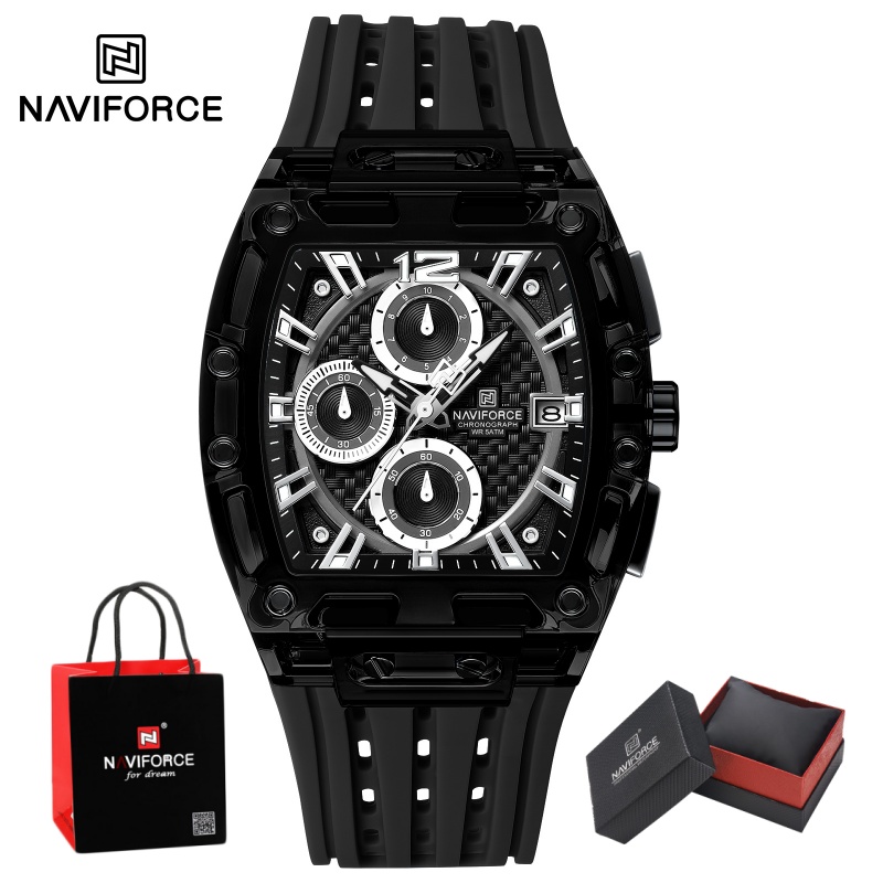 NAVIFORCE Man's Watch 5ATM Wat - Resistance Band ulasan dan harga