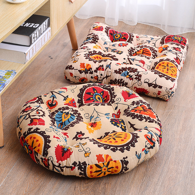 Round Floor Cushion Pillow Thi - Yoga Mat ulasan dan harga