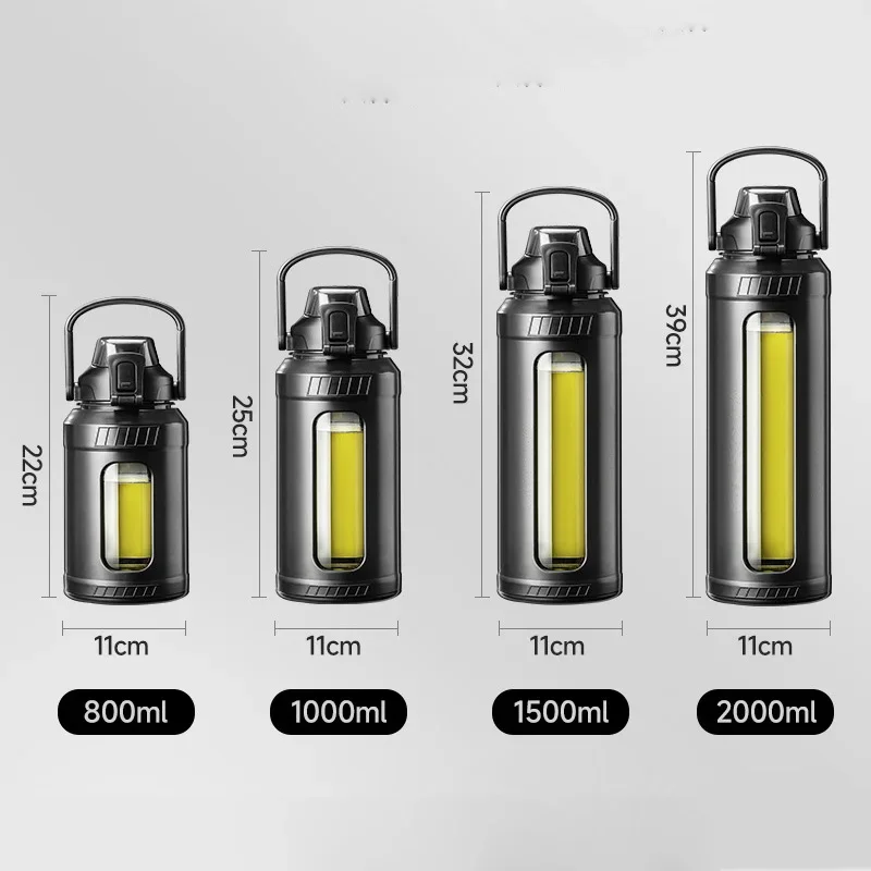 Large Capacity 2L Water Bottle - Sports Equipment 5 Years Old ulasan dan harga