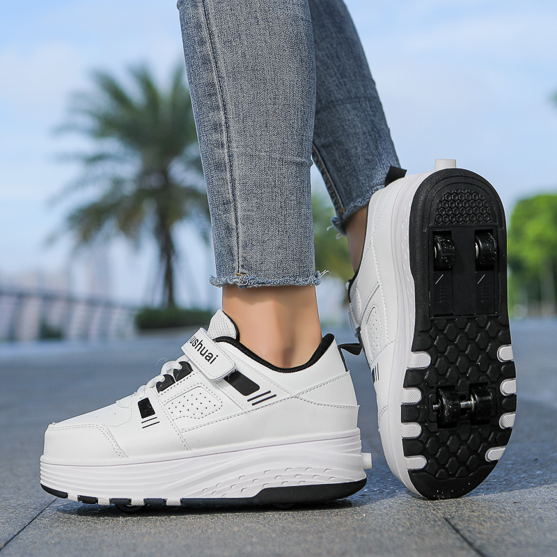 Kids 4‑Wheel Retractable Rolle - Skateboard ulasan dan harga