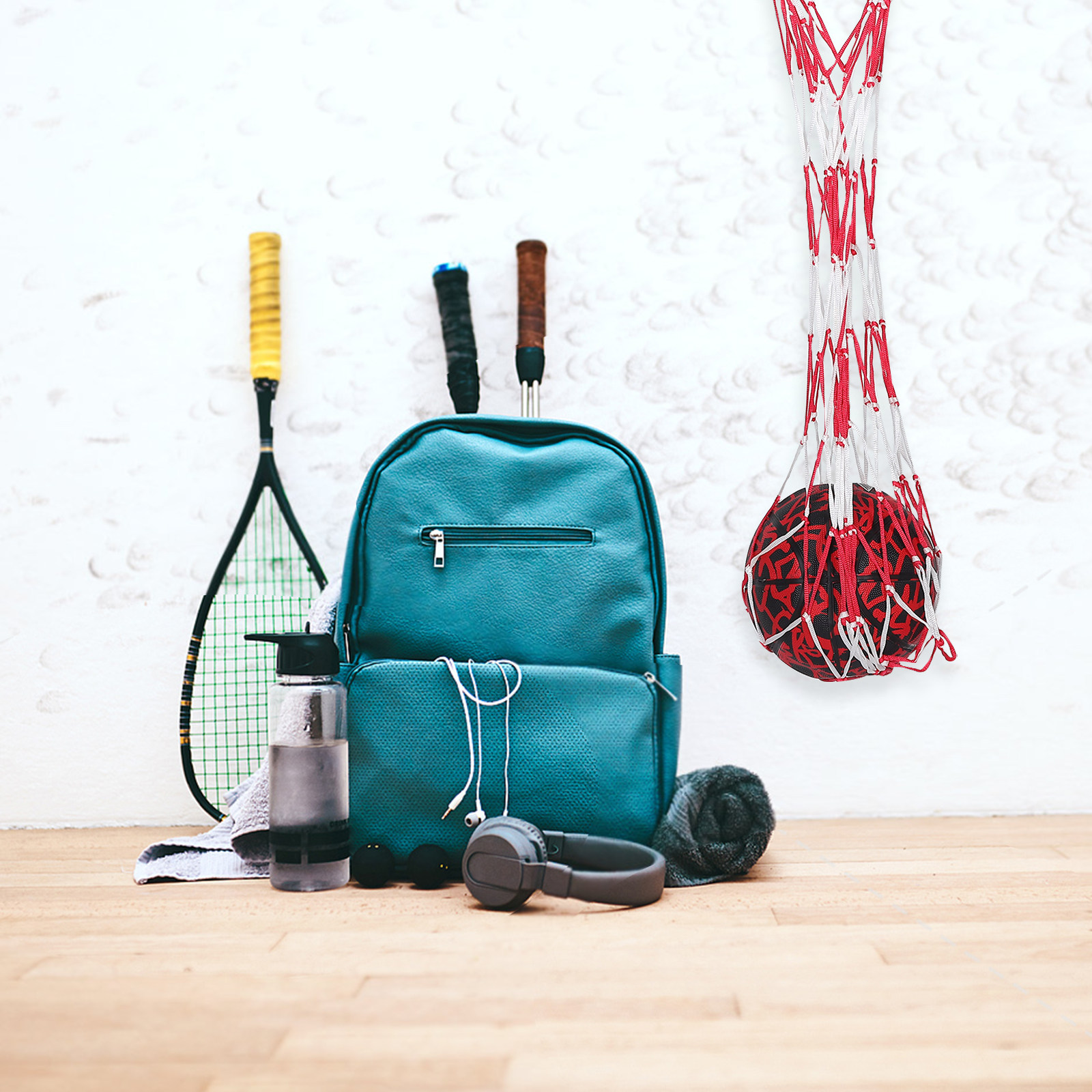 Portable Mesh Balls Bag Large  - Gym Ball ulasan dan harga
