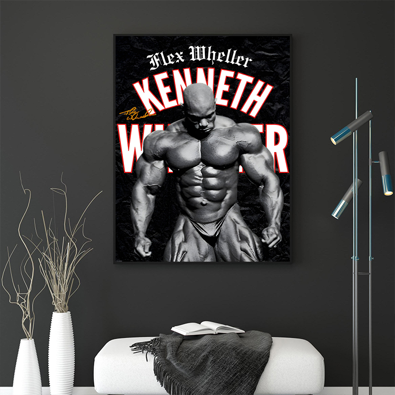 Famous Bodybuilding Fitness At - Sports Equipment Poster ulasan dan harga